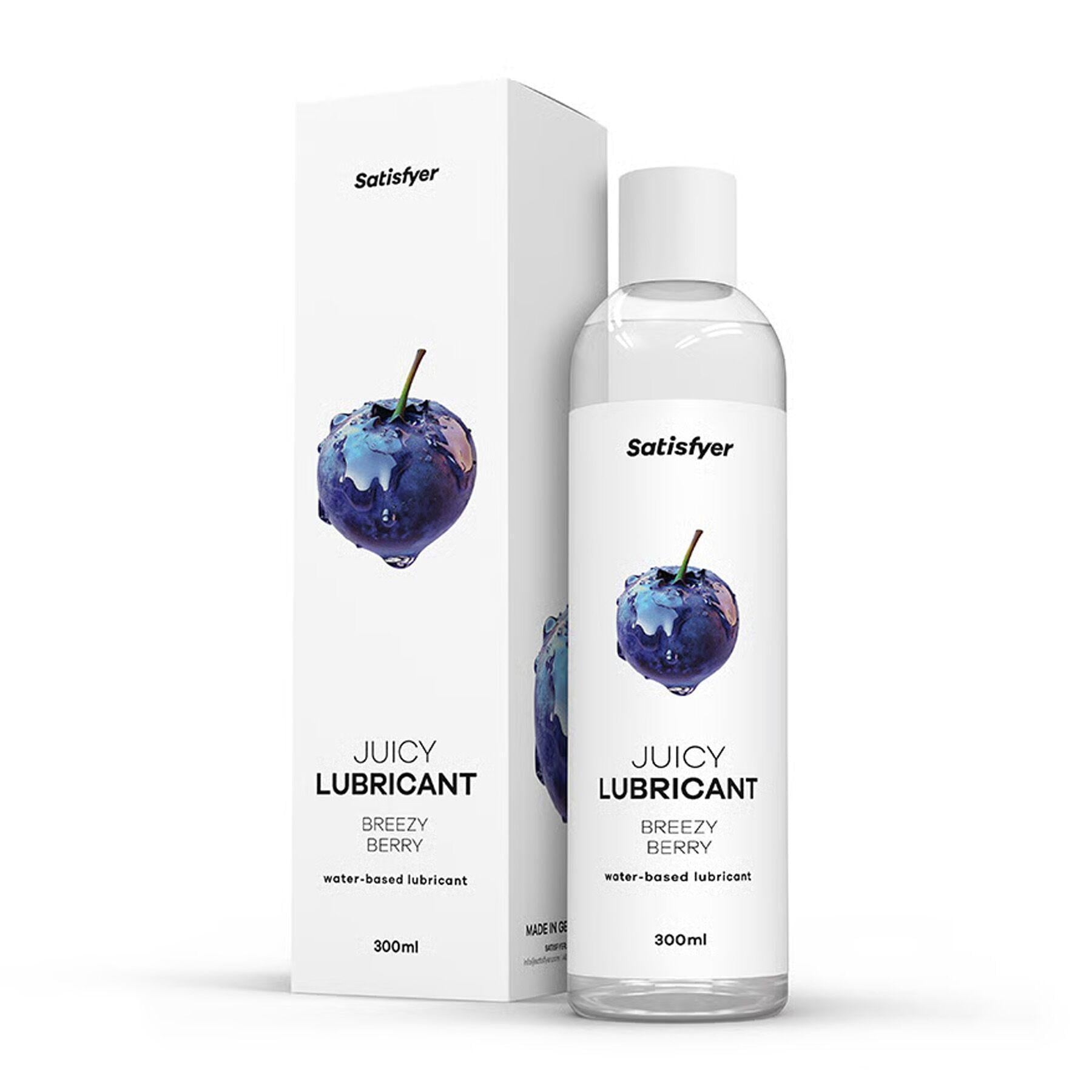 Лубрикант на водній основі Satisfyer Juicy Lubricant Breezy Berry water based 300 мл (BLS2720)