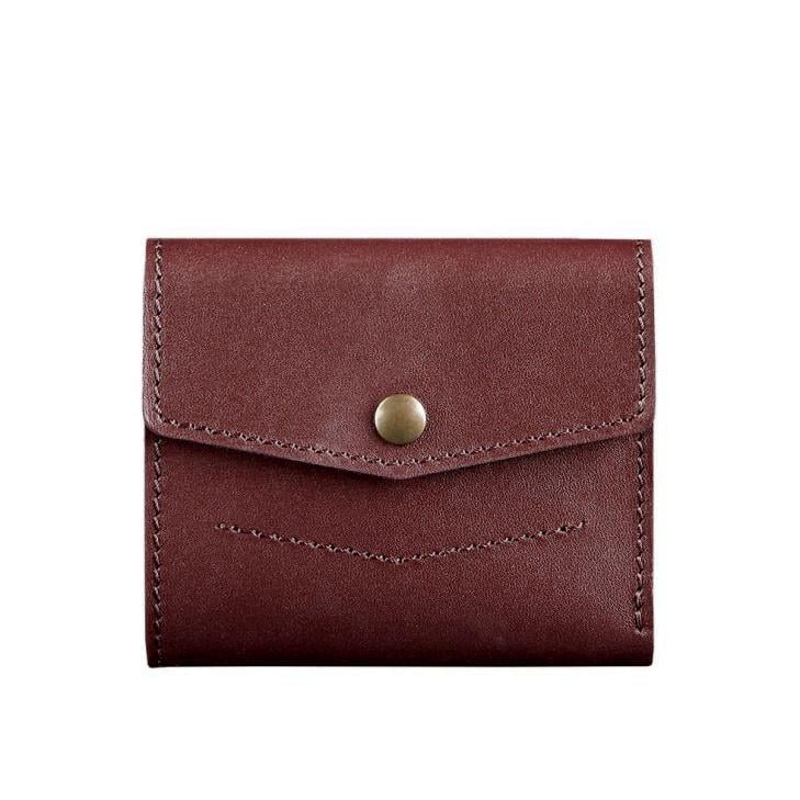 Гаманець жіночий шкіряний 2.1 Krast Бордовий (A-026418)