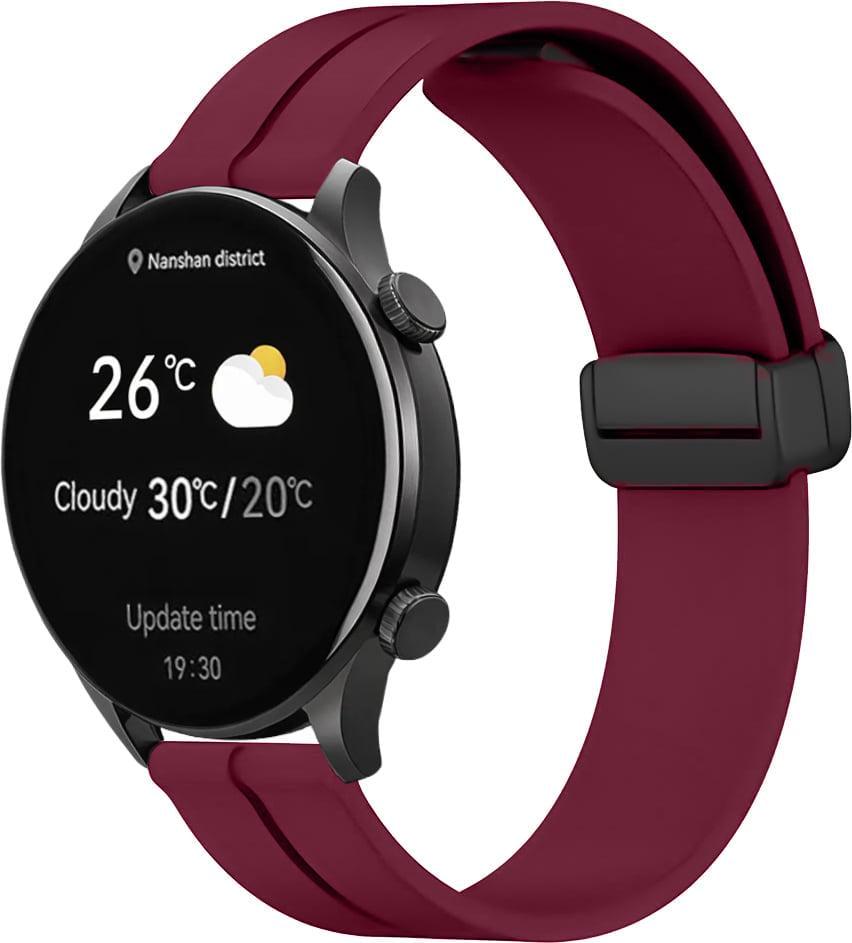 Ремешок для смарт-часов Rysta для Haylou Solar Plus RT3 LS16 Wine (41862-42)