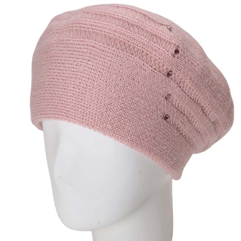 Берет женский Lirus Черта двойной Розовый (131669)