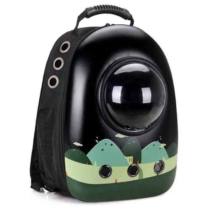 Рюкзак для переноски домашних питомцев CosmoPet CP-87 с иллюминатором 42х31х20 см Hills (3_06382)