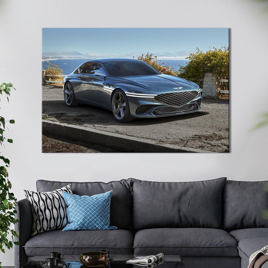 Картина на холсте Роскошное авто Genesis G80 75x50 см (1327-1)