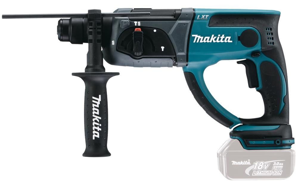 Аккумуляторный перфоратор Makita DHR202Z LXT SDS-Plus (18В, 1,9Дж, 20мм) электрический трехрежимный ручной (4171)