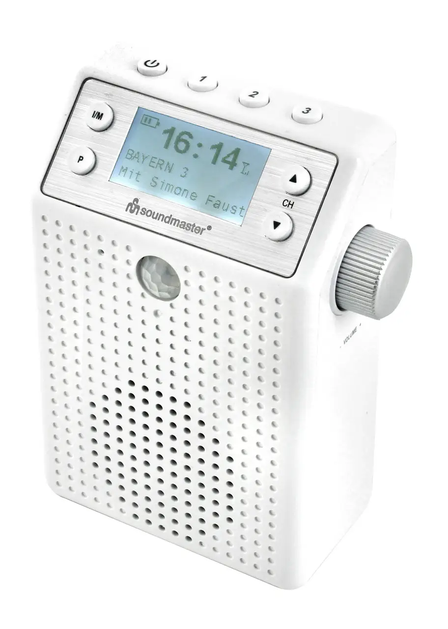 Радиоприемник настенный Soundmaster DAB+/FM DAB60W с детектором движения и литий-ионным аккумулятором Радиоприемник настенный Soundmaster DAB+/FM DAB60W с детектором движения и литий-ионным аккумулятором