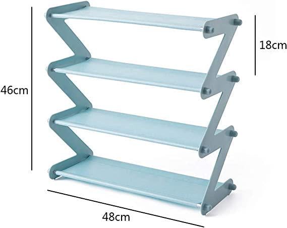 Стійка для взуття Shape Shoe Rack 4 полиці Блакитний (SSR-011-Blue) - фото 2 Стійка для взуття Shape Shoe Rack 4 полиці Блакитний (SSR-011-Blue) - фото 2