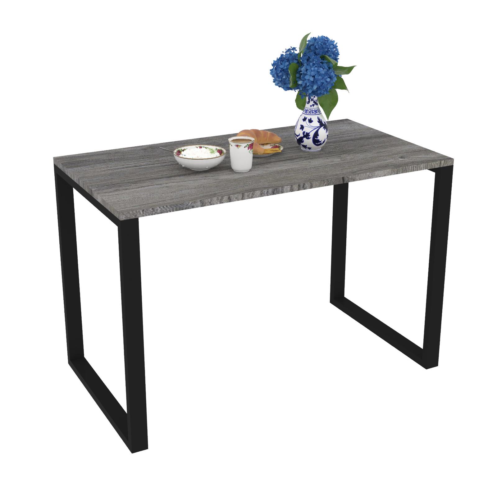 Стол Vian-Dizain van 12 90x55 см Дуб Острова/Черный