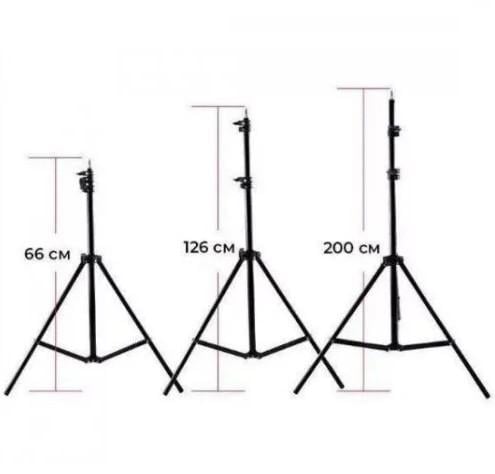 Штатив для кільцевої лампи UKC TriPod 210 см - фото 2