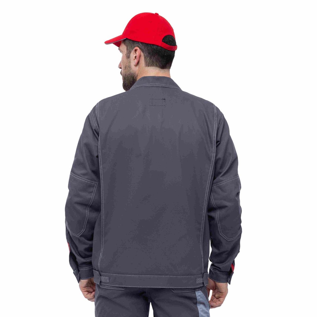 Костюм робочий ЄВРО куртка та штани XXL р. 56-58 182-188 см Сірий/Темно-сірий (27736087) - фото 13 Костюм робочий ЄВРО куртка та штани XXL р. 56-58 182-188 см Сірий/Темно-сірий (27736087) - фото 13