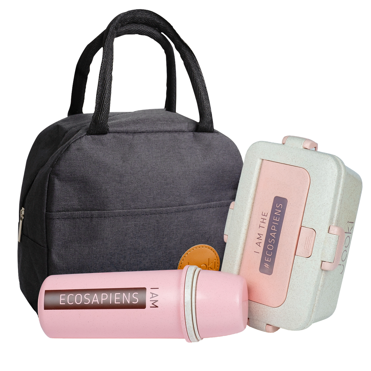 Ланч-набір еко Brivilas 5в1 термосумка/термопляшка 500 мл/ланч-бокс 950 мл (2007) - фото 1 Ланч-набір еко Brivilas 5в1 термосумка/термопляшка 500 мл/ланч-бокс 950 мл (2007) - фото 1