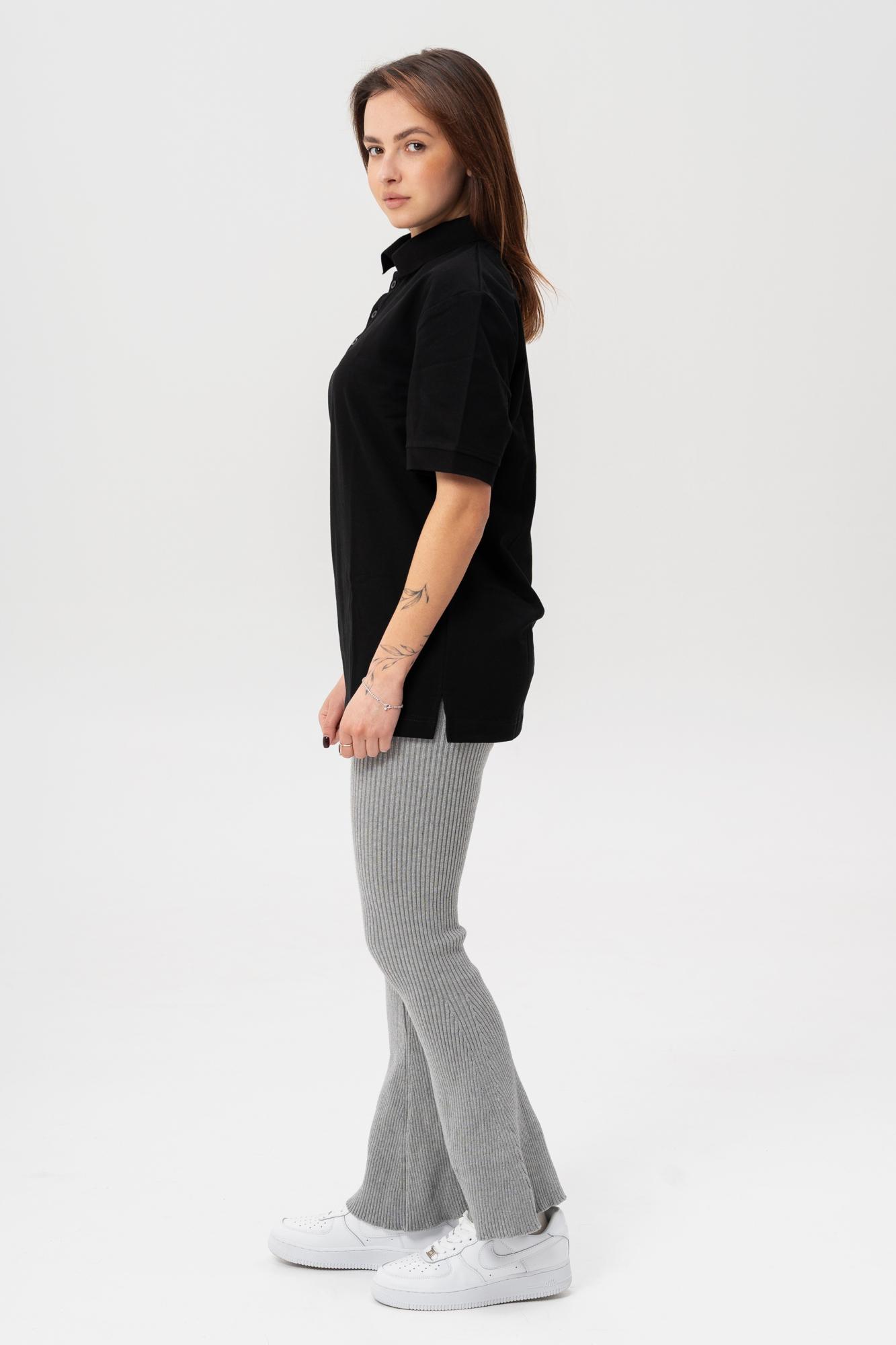 ᐉ Поло-тенниска с пуговицами Without Polo ХXL Black (ХXL8056213