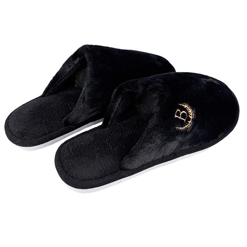 Тапочки домашні чоловічі хутряні 10272-1 p. 43 27,5 см Чорний - фото 4 Тапочки домашні чоловічі хутряні 10272-1 p. 43 27,5 см Чорний - фото 4