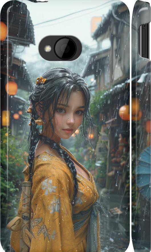 Чехол на HTC One M7 Anime-girl (6133c-36-42517) Чехол на HTC One M7 Anime-girl (6133c-36-42517)