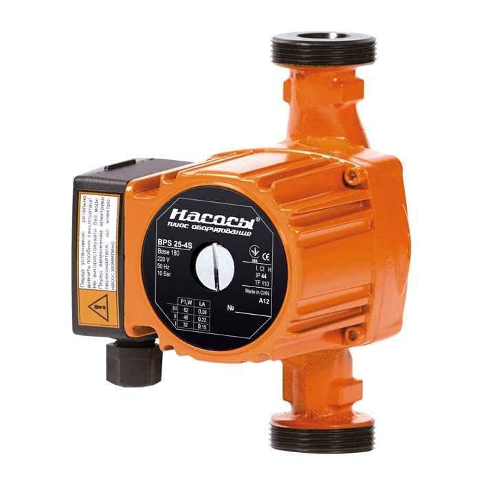 Циркуляційний насос для опалення NPO BPS 25-4S-180 чавунний корпус 180 мм Помаранчевий (0417NP04)