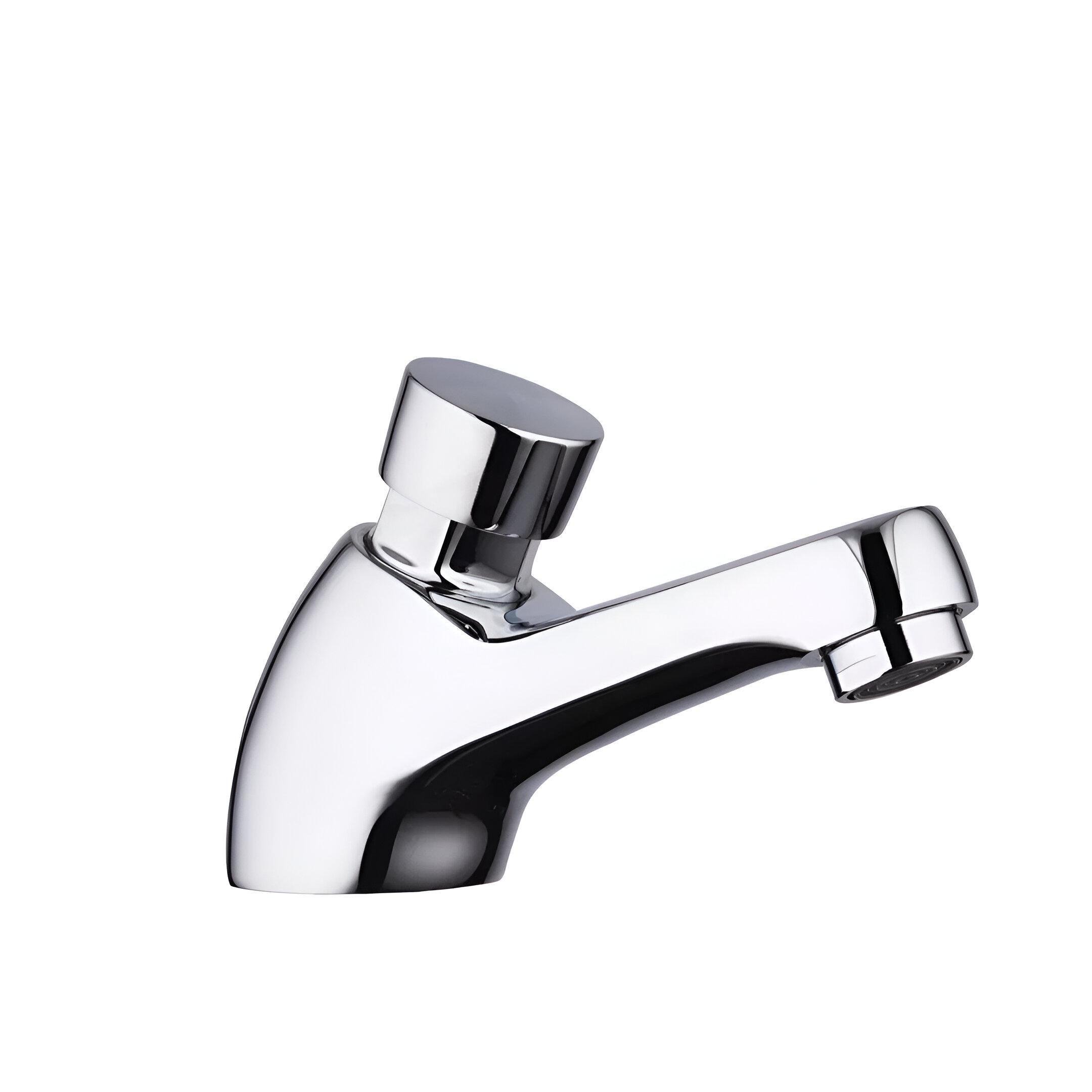 Кран порционный для раковины Frap F520 с задержкой на 7 сек (SQ-1036133)