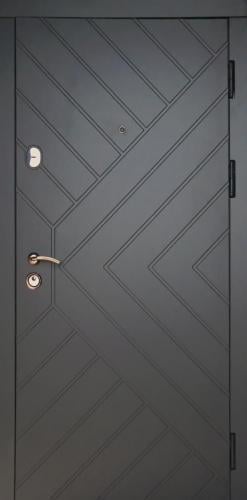 Дверь входная Редфорд Премиум Гранит 960х2050 мм Серый - фото 1
