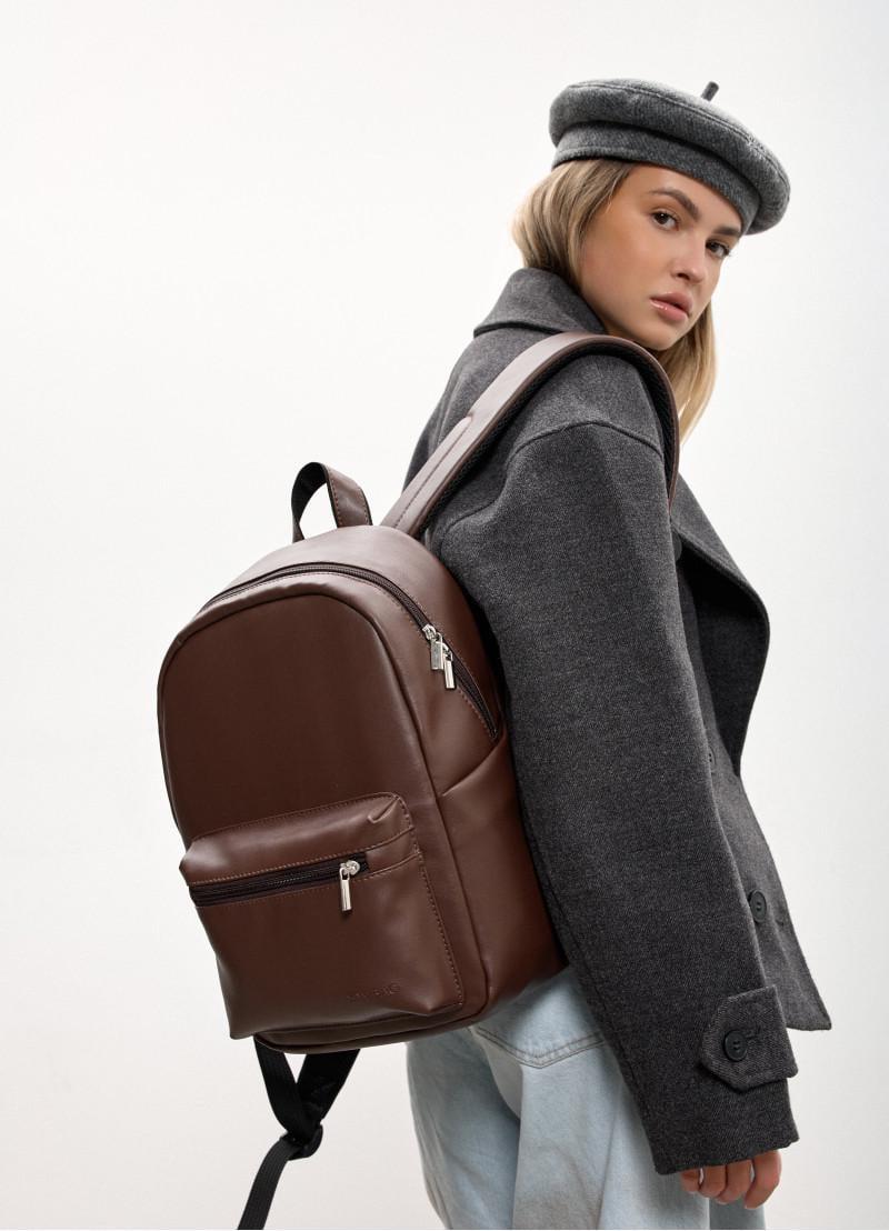 Рюкзак женский Sambag Talary 35х25х12 см Шоколадный (35312020)