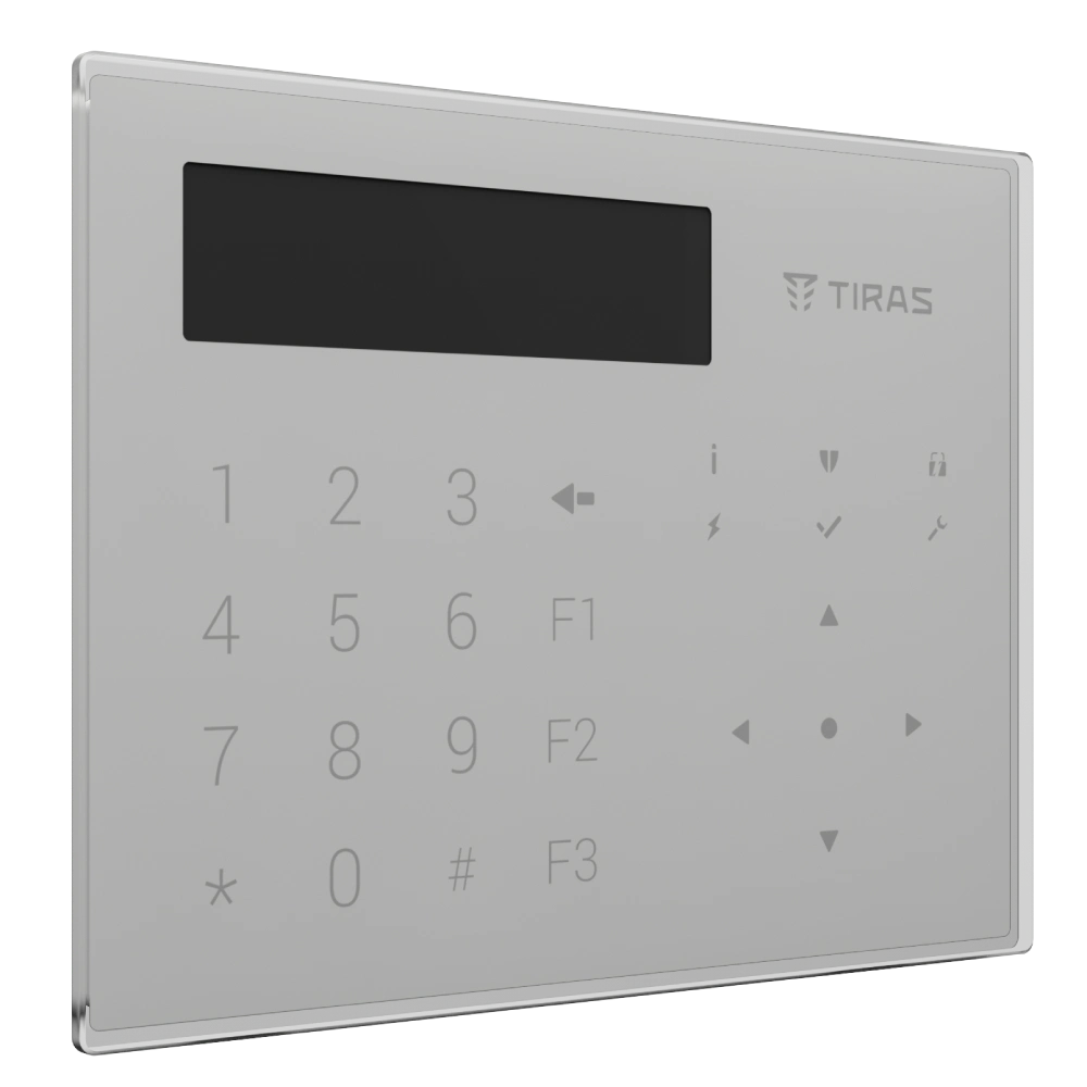 Клавиатура TIRAS K- GLCD White - фото 2 Клавиатура TIRAS K- GLCD White - фото 2