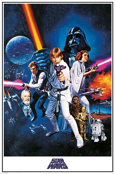 Постер плакат Зоряні Війни Епізод IV Нова Надія/Star Wars A Hope One Sheet 61x91,5 см