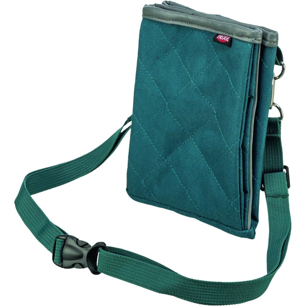 Сумка для ласощів Trixie Twin 15х18х2,5 см Синьо-зелений (32295)