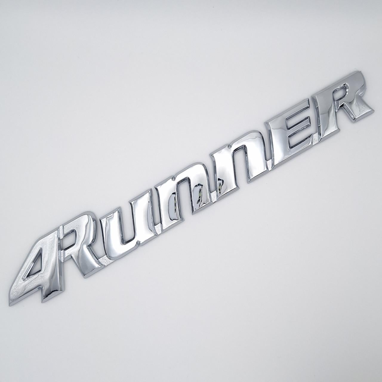 Емблема напис 4runner Toyota на багажник 25,3х2,5 см Хром глянцевий (2343738272)