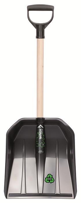 Лопата для снега Prosperplast Nanga Eco Car с деревянной ручкой 30x80 см (CNT00011758)