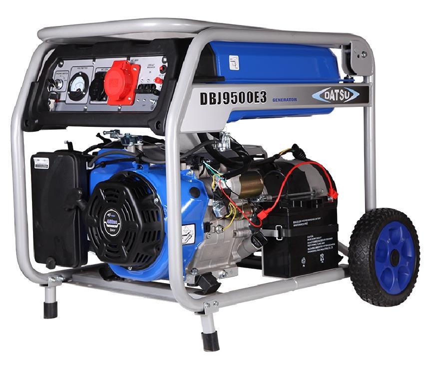 ᐉ Генератор бензиновый Datsu DBJ 9500E 8 кВА 50 Гц 36 А 6,4 кВт 4 ...