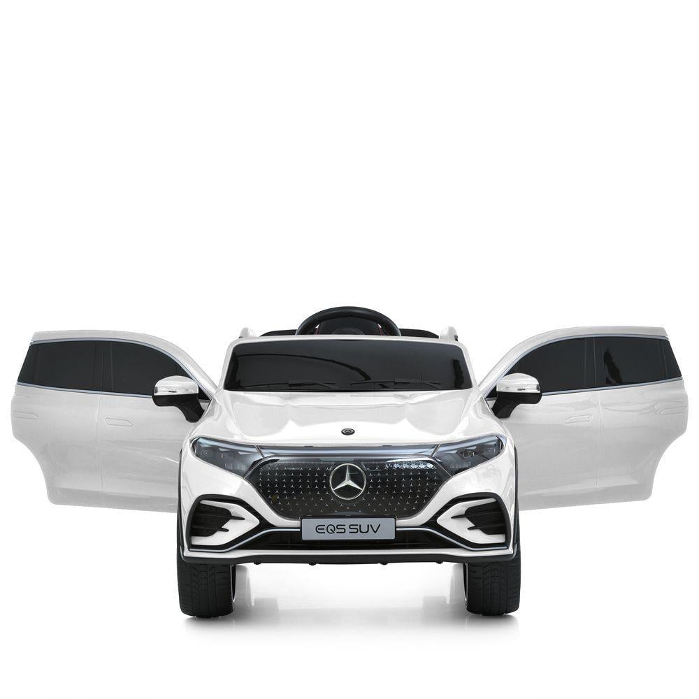 Детский электромобиль на аккумуляторе Джип Mercedes EQ5 с пультом радиоуправления для детей 3-8 лет Белый (2673909094)