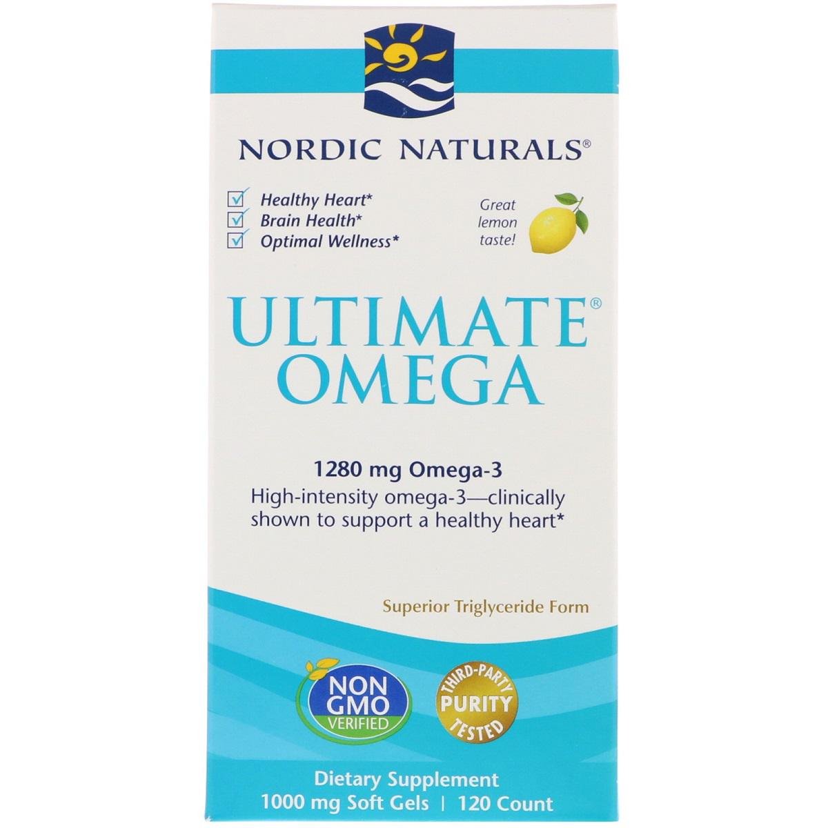 Риб'ячий жир Nordic Naturals Ultimate Omega Lemon 1280 мг 120 капсул (NOR02790)