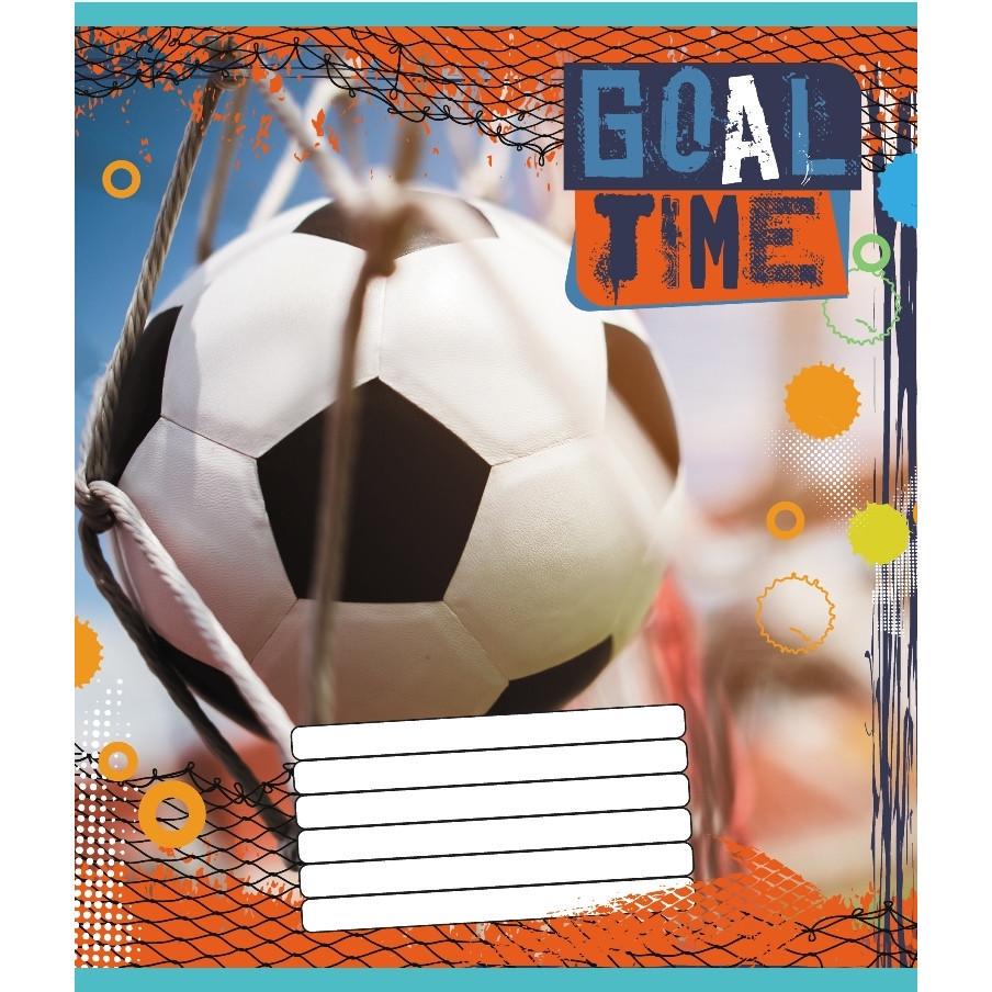 Шкільний зошит М'яч 012-510027C-1 в косу лінію 12 аркушів (RLT55167)