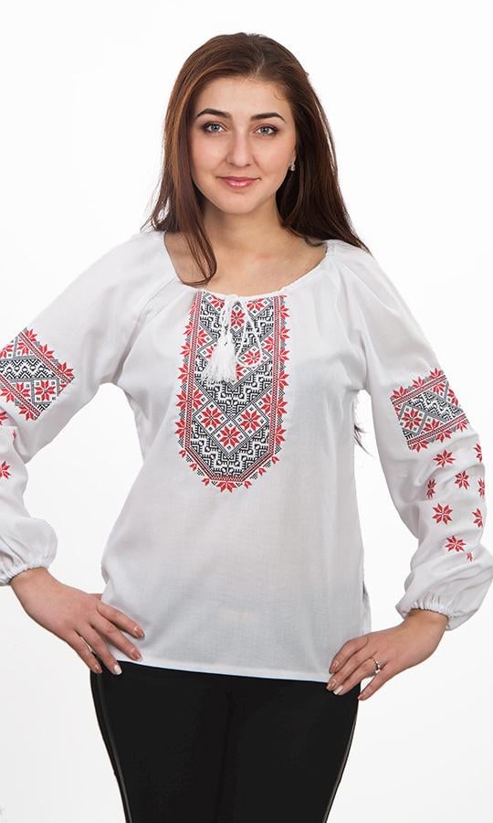 Вишиванка жіноча Вишиваночка р. 58 Білий (516-2)