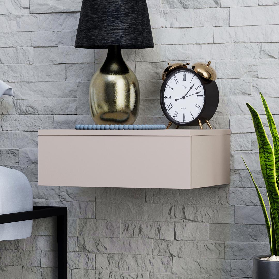 Тумба приліжкова Бостон К-505 48/16/35 см Кашемір (01356-) Тумба приліжкова Бостон К-505 48/16/35 см Кашемір (01356-)