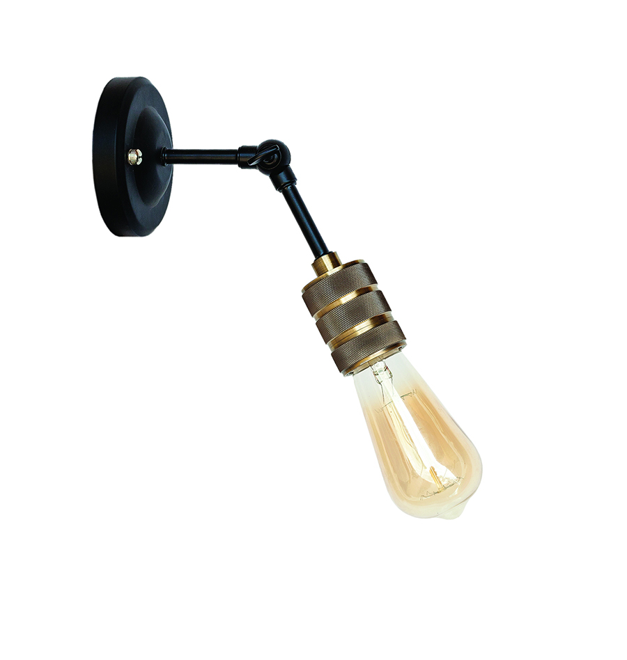 Бра Levistella Lofty функциональное с патроном AMP21 Черный/Бронзовый (1963530430)