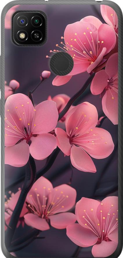 Чехол на Xiaomi Redmi 9C Пурпурная сакура (6075u-2035-42517)