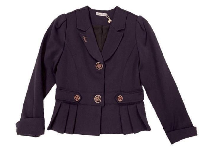 Пиджак школьный для девочки Suzie ФИФИ 04 шерсть 122 см Синий (694501_122)