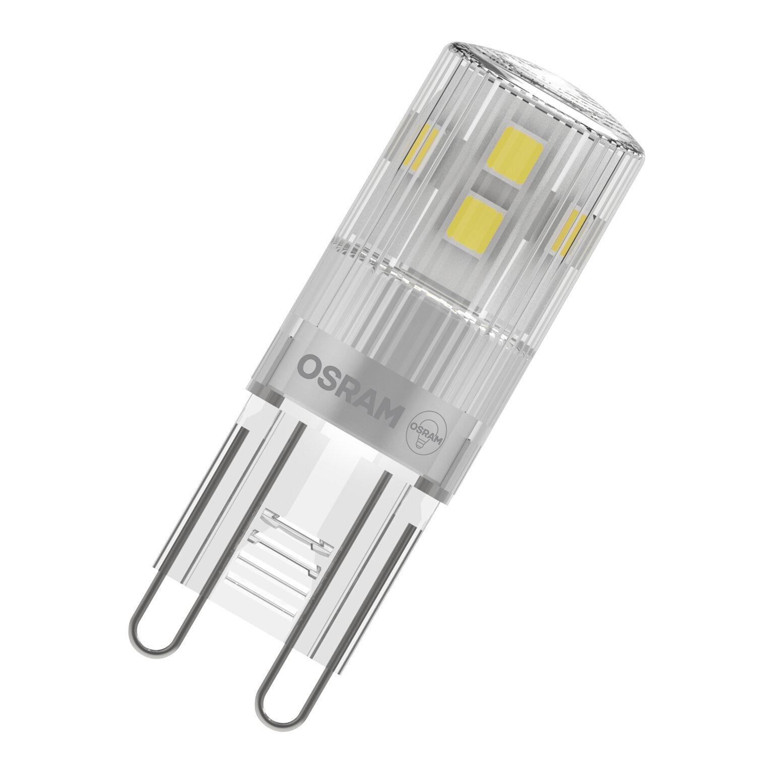 Лампа Osram LED PIN 20 Капсула 1,9W 220V 200lm 2700K G9 14x43 мм (4058075432307)