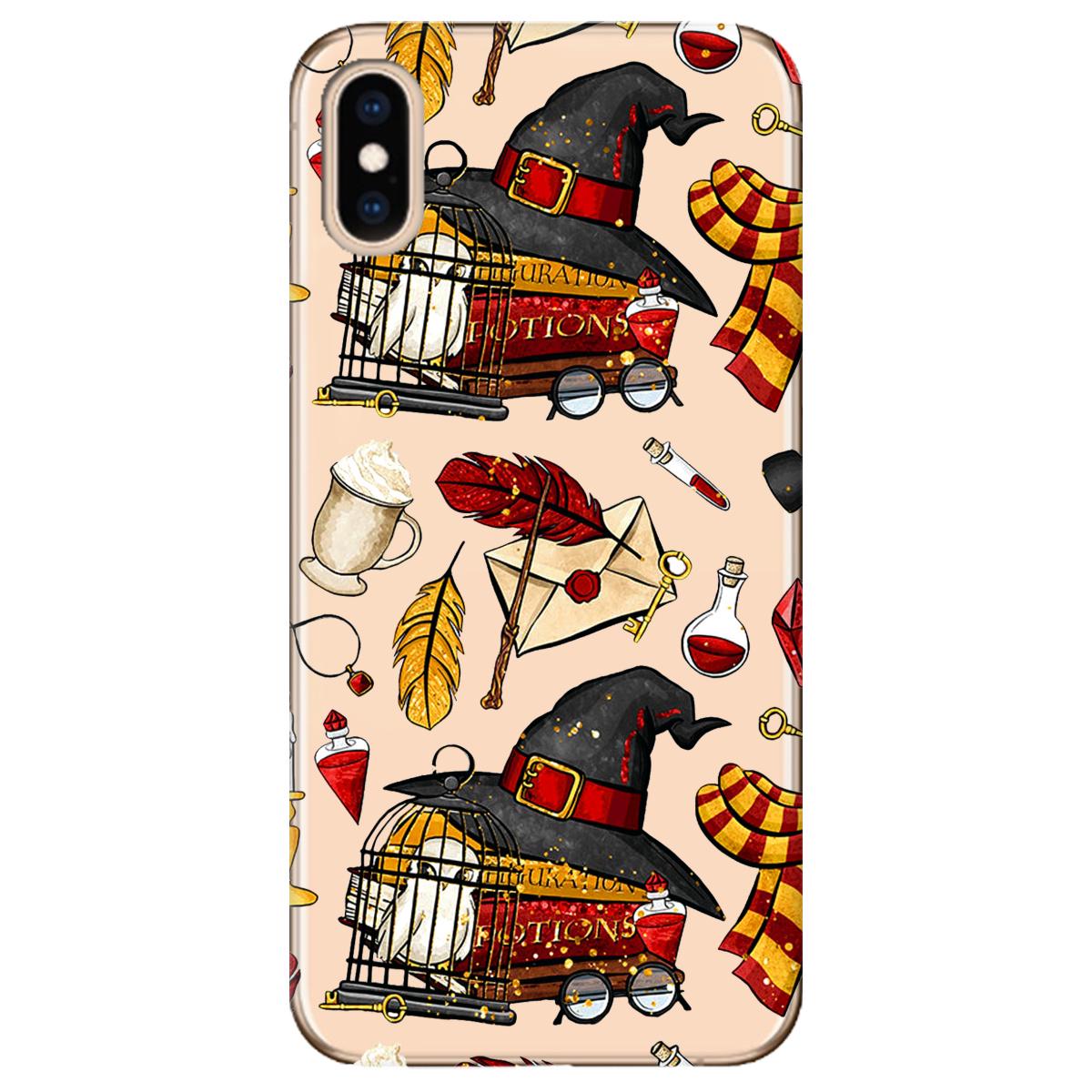 Силиконовый чехол Zorrov для Apple iPhone XS Max - Hogwarts (11180040245108887)