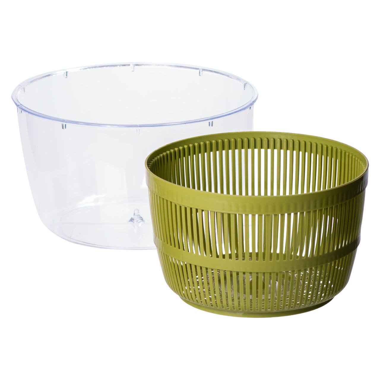 Сушилка для салата Salad Spinner 18х25 см (HP-8-5) - фото 4 Сушилка для салата Salad Spinner 18х25 см (HP-8-5) - фото 4