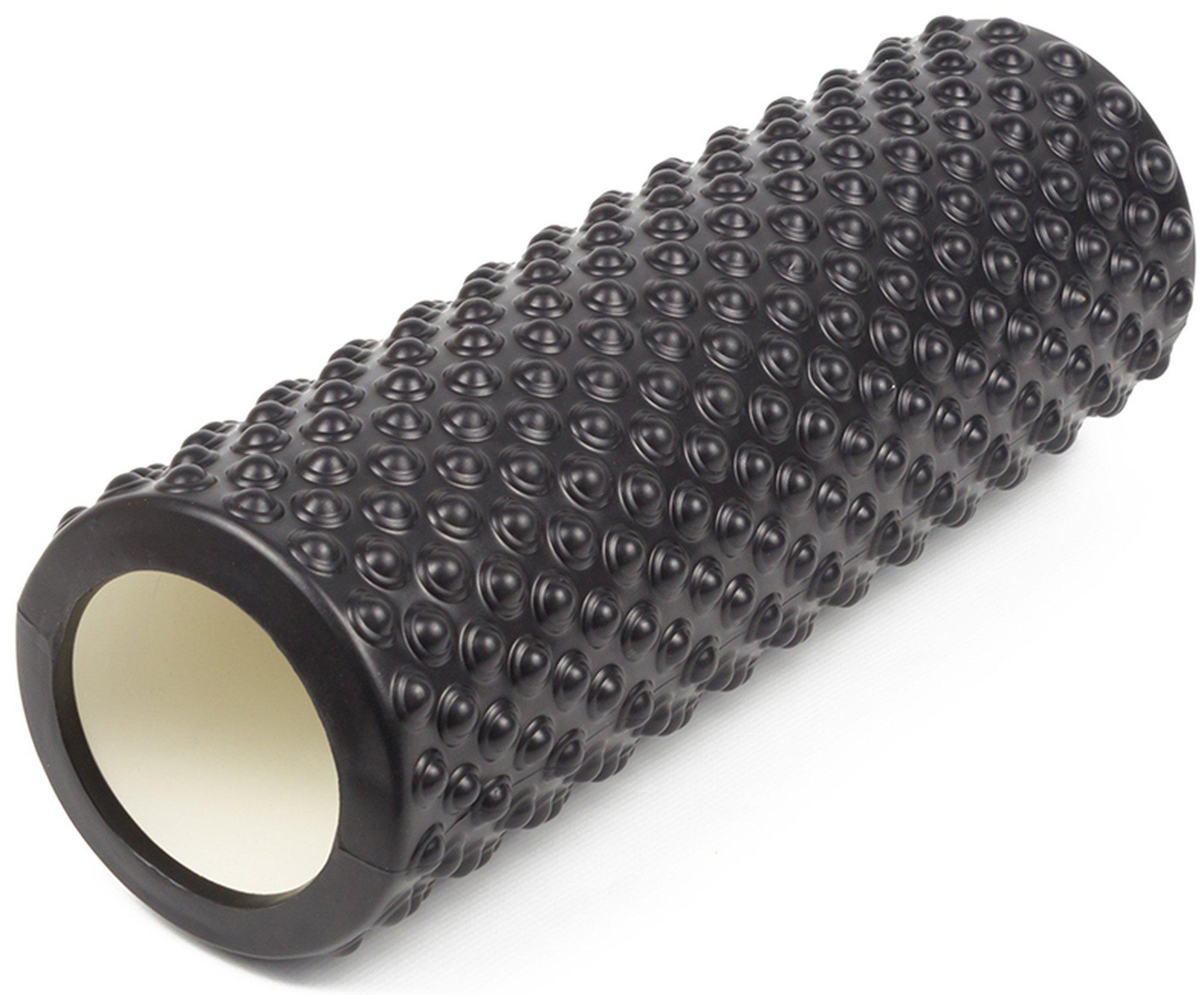 Массажный ролик EasyFit Grid Roller Light 33 см Черный