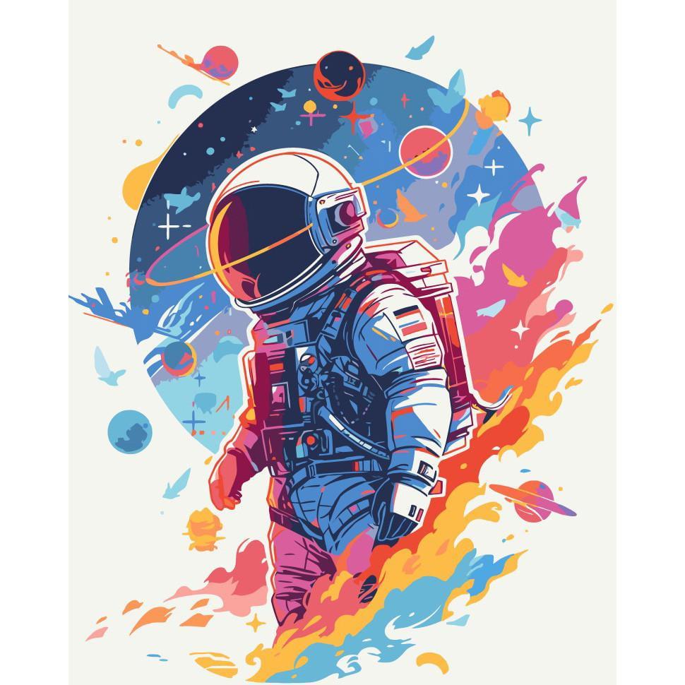 Картина по номерам ART CRAFT Космический исследователь 16511-AC 40x50 см (16511-AC)
