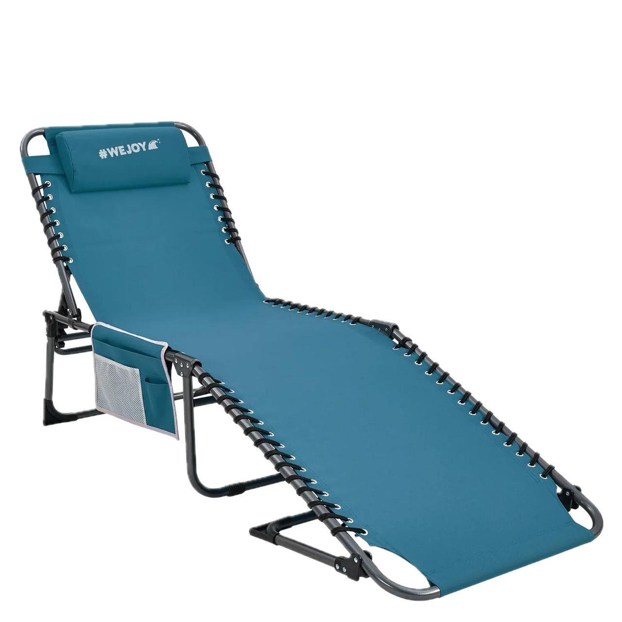 Шезлонг складаний Wejoy WF2402 Cyan (WF2402_CYAN)