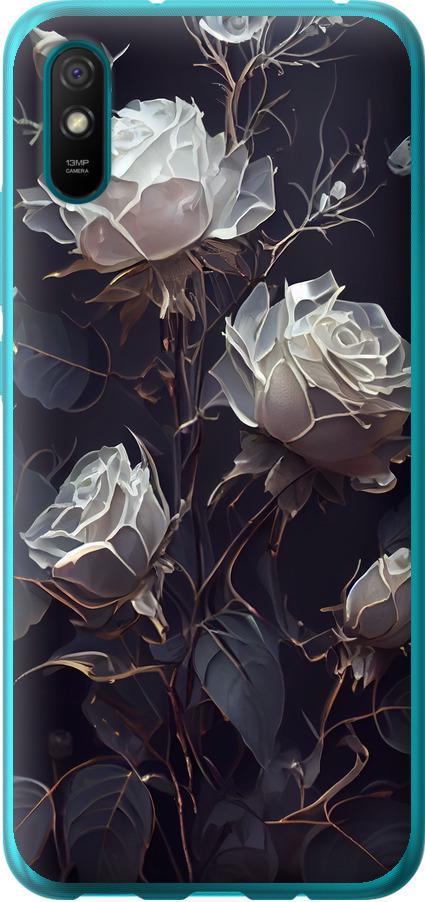 Чохол на Xiaomi Redmi 9A Троянди 2 (5550u-2034-42517)