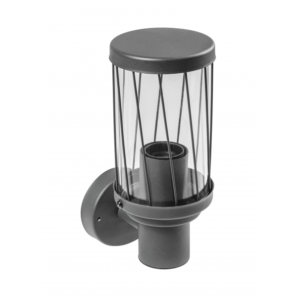 Светильник бра фасадный садовый GTV KERTA-A 12W E27 IP44 Графит (00000022421)