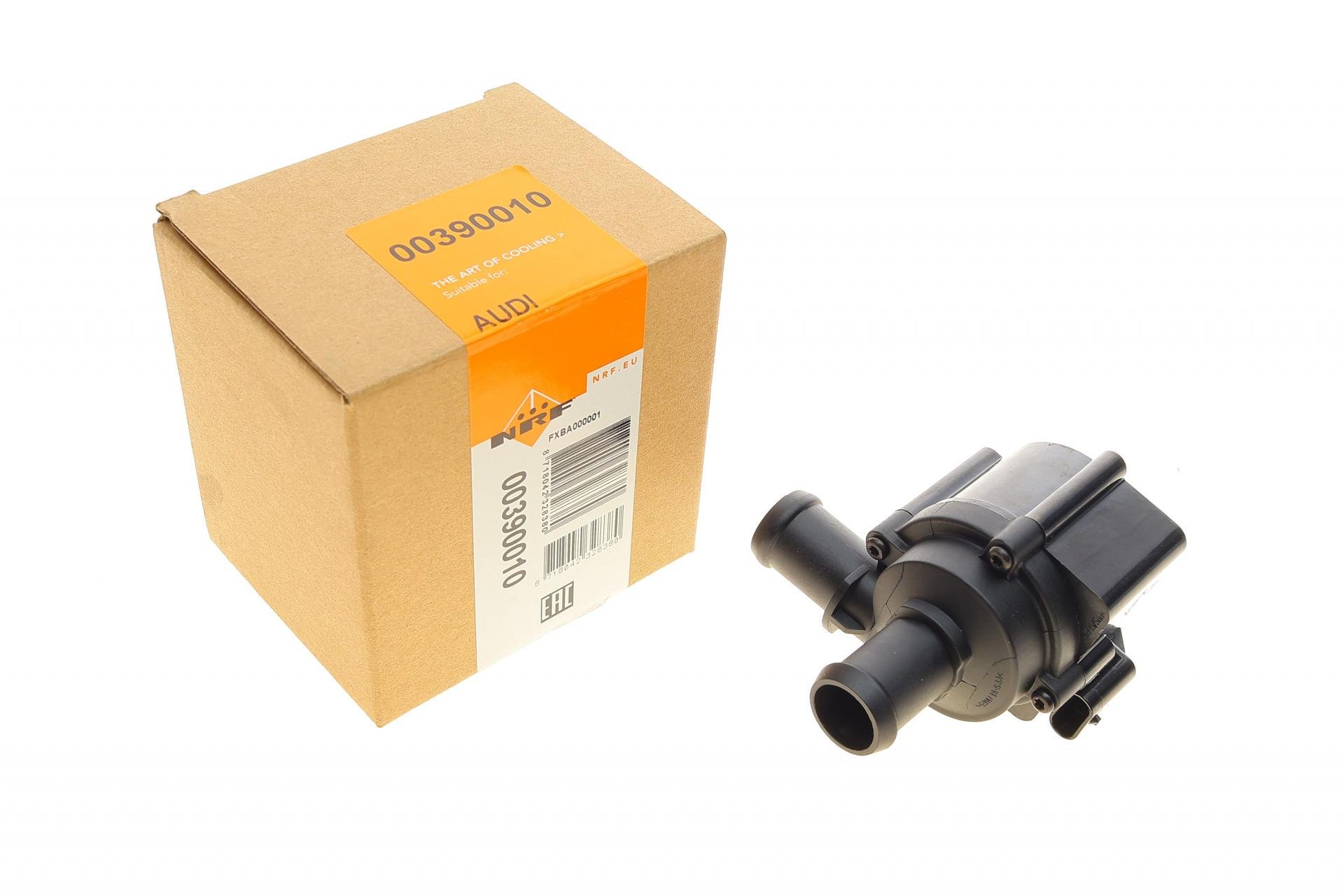 Насос системы охлаждения дополнительный NRF Audi A4/A5/A6/A7/A8/Q3/Q5/VW Golf VI 1.8-4.0D (07-390010)