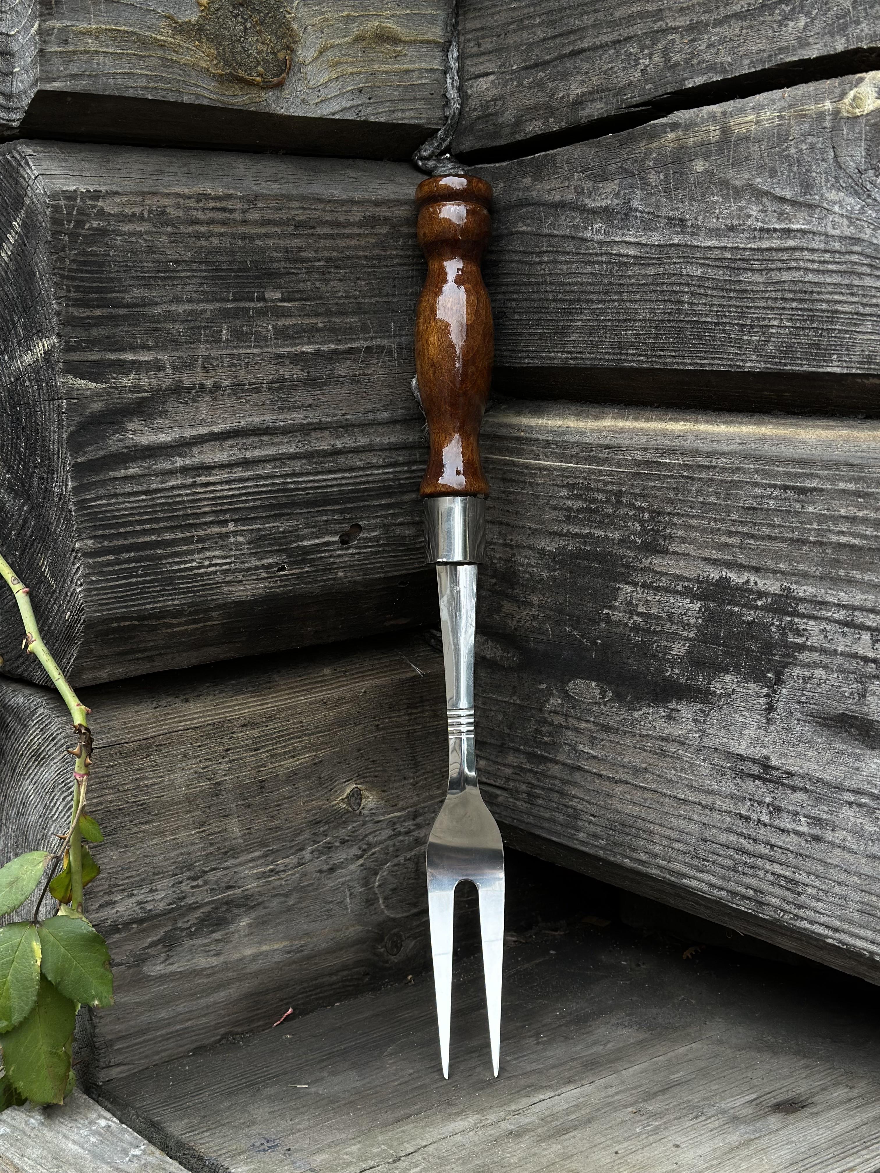 Вилка для гриля Reckless з нержавіючої сталі 36 см - фото 3 Вилка для гриля Reckless з нержавіючої сталі 36 см - фото 3