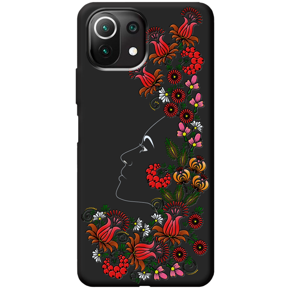 Чохол Boxface Xiaomi Mi 11 Lite 3D Ukrainian Muse Чорний силікон (42128-bk64-44012)