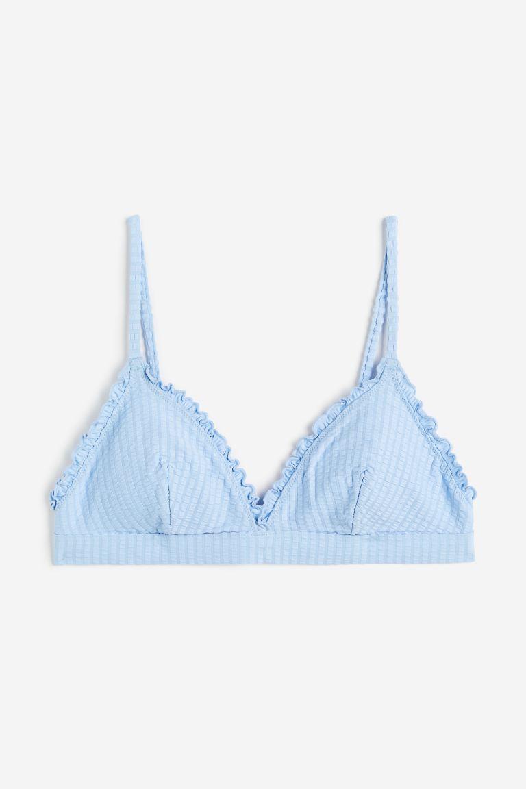 Купальный бюст H&M р. 42 Голубой (961990)