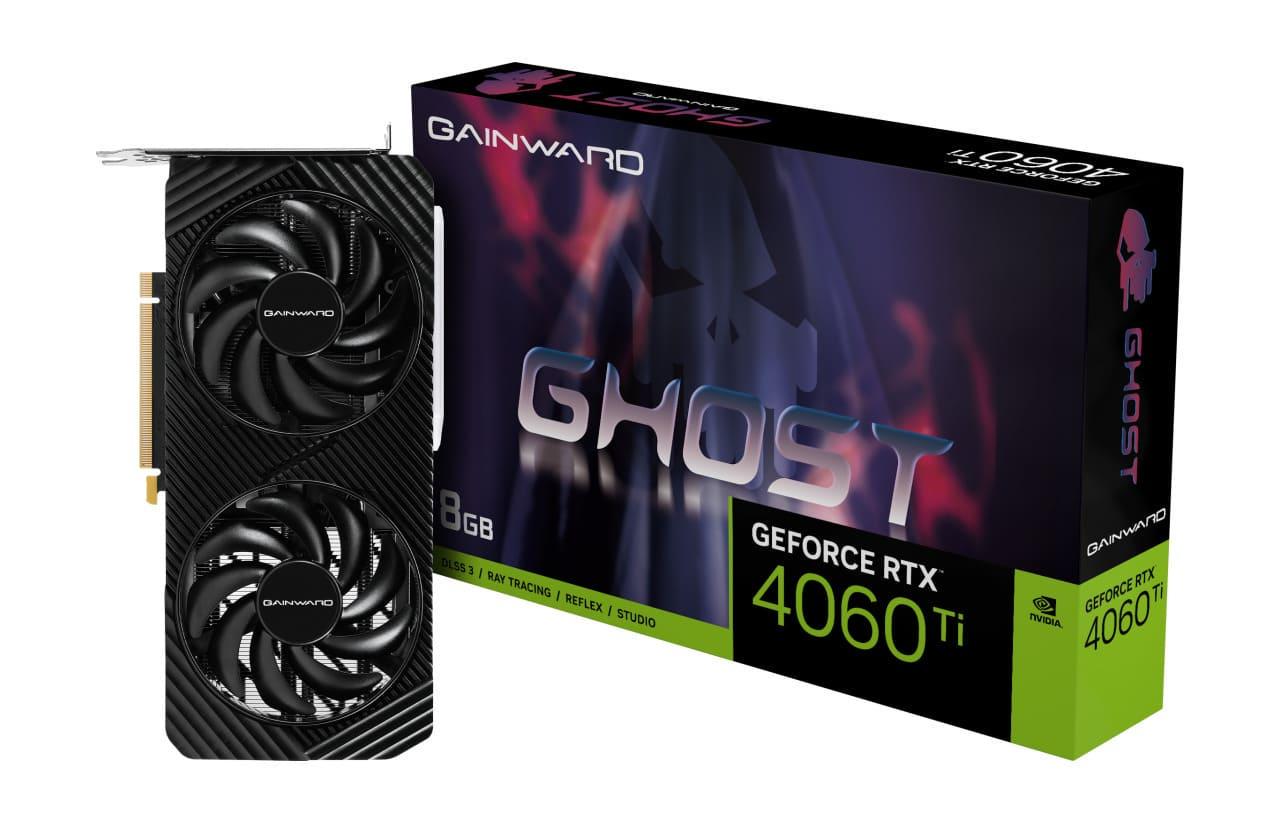 Видеокарта Gainward RTx4060 Ti Ghost 8GB NE6406T019P1-1060B GDDR6 128 bit PCI-E 4,0x8 - фото 2