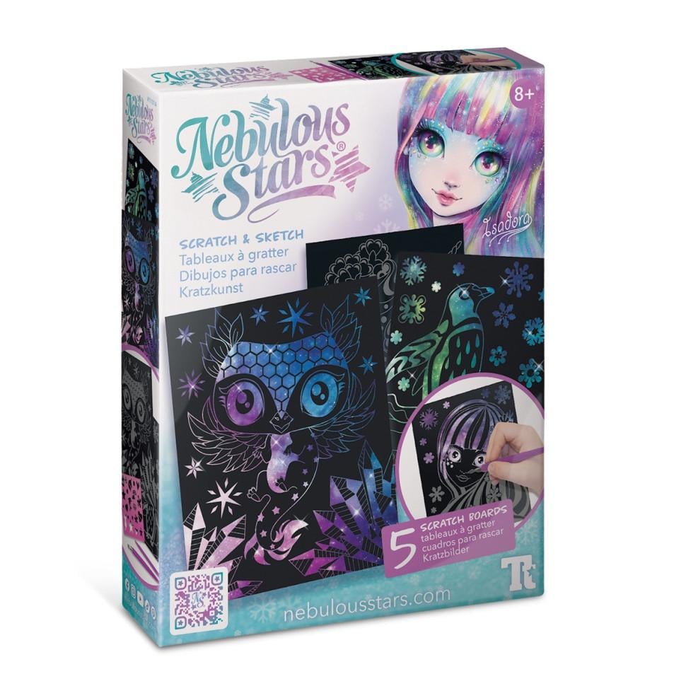 Набор для творчества Nebulous Stars Гратаж Звездные гравюры 11014 5 основ (11014N)