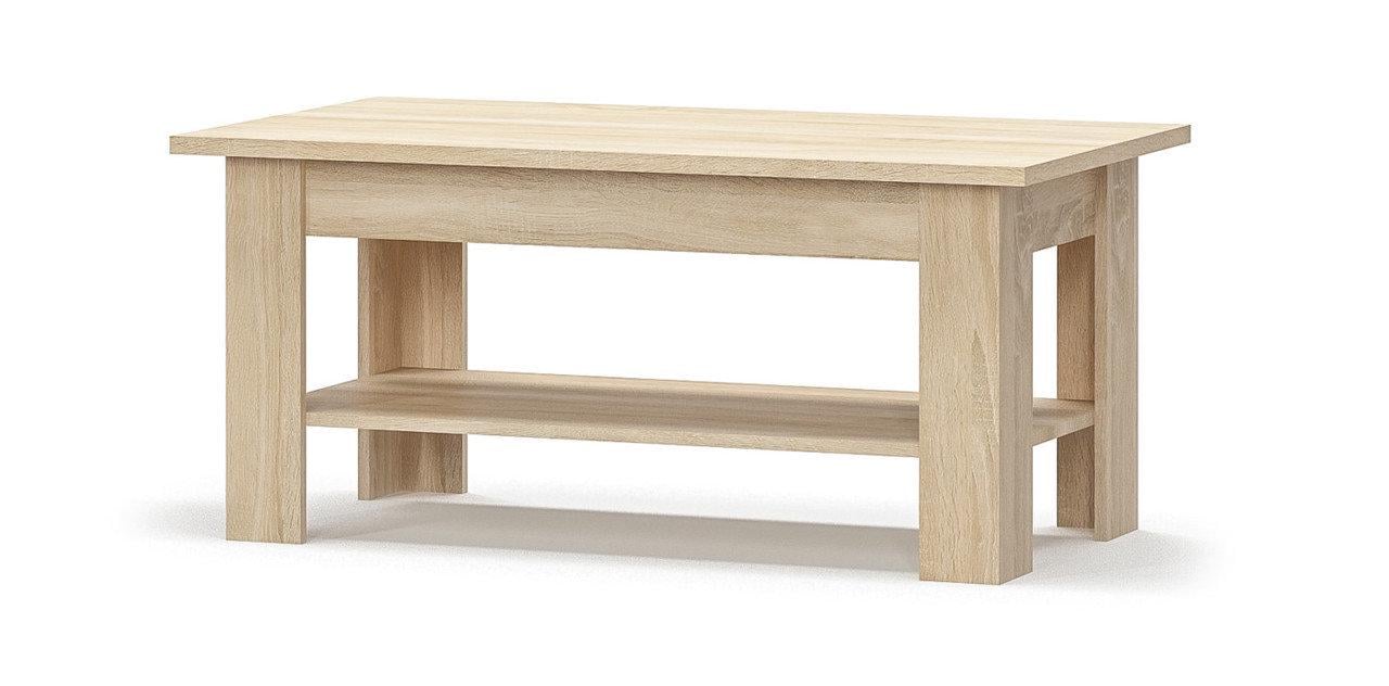 Стол журнальный Гресс 1100x605x515 из ДСП цвет дуб самоа Мебель Сервис