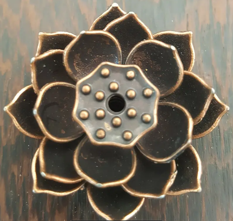 Курильница для аромата Лотос мини 3,1х3,1 см Золотой (EG4053)